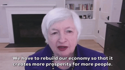 Janet Yellen Confirmation Hearing GIF by GIPHY News