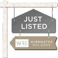 Real Estate Sign Sticker by windwater real estate