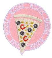 europaruntse pizza italy rome patch Sticker