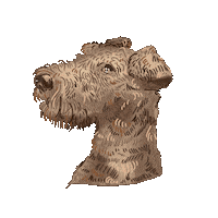 Eau Claire Dog Sticker by enchanted grdn