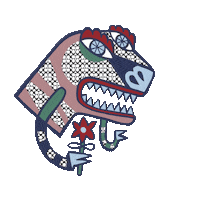 Fire Dragon Sticker by Coach