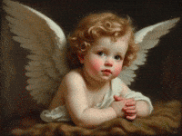 Christmas Angel GIF by Maryanne Chisholm - MCArtist