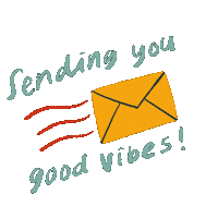 Good Vibes Mail Sticker