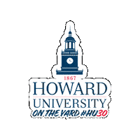 Hu30 Sticker by Howard University