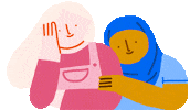 Best Friends Love Sticker by Eleonora Arosio