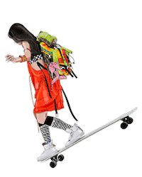 Art Girl Sticker