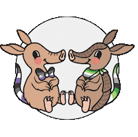 Mardi Gras Ace Sticker by Minus18