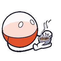 Tired Coffee Time Sticker by Sumplong