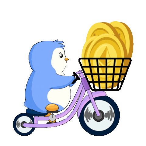 Money Crypto Sticker by Pudgy Penguins