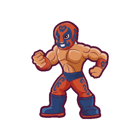 Lucha Libre Wwe Sticker by Guerrero Maya