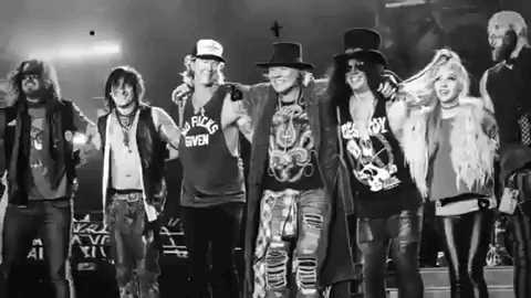 Axl Rose Slash GIF by Guns N' Roses