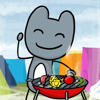 Grilling Memorial Day GIF by Alle Farben