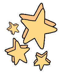 Yellow Stars Sticker