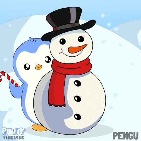 Winter Season Snow GIF by Pudgy Penguins