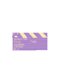 film action purple camera мило Sticker