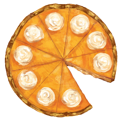 windowsillpies morning cooking pumpkin baking Sticker