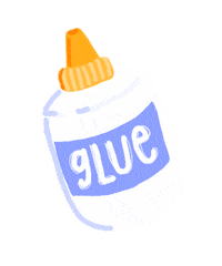 Slime Glue Sticker by Smol Bucket