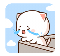 Sad Cat Sticker