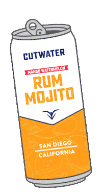 Camping Ready When You Are Sticker by Cutwater Spirits