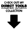 DirectToolsFactoryOutlet arrow down collection tools Sticker
