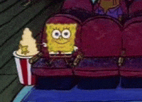 Spongebob Squarepants Popcorn GIF