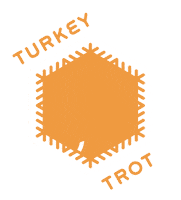 50K Turkey Trot Sticker by Run Across America