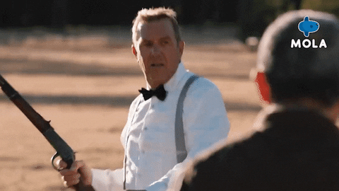 Angry Kevin Costner GIF by MolaTV