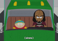 driving eric cartman GIF by South Park 