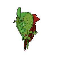 Leaf Vegetable Sticker by Gunmaunofficial