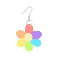 Flower Rainbow Sticker