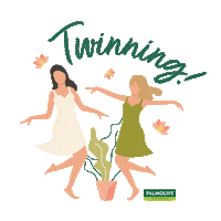 Friends Twinning Sticker by Palmolive Naturals