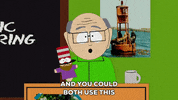 watching mr. garrison GIF by South Park 