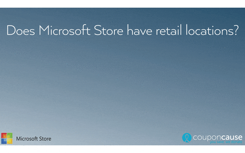 Microsoft Store Faq GIF by Coupon Cause