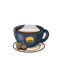 Good Morning Coffee Sticker by Gofourward