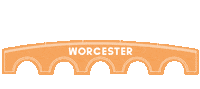 city bridge Sticker by Visit Worcester