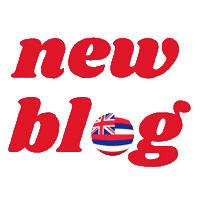 New Blog Sticker by Hawaiiverse