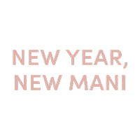 New Year Manicure Sticker by Orosa Beauty