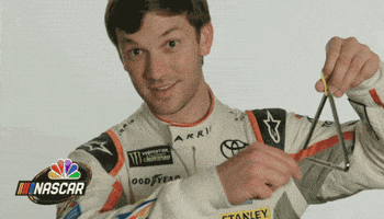 happy daniel suarez GIF by NASCAR on NBC