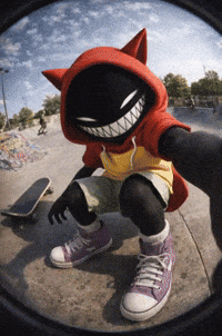 Skating Cartoon Character GIF by G*BOY