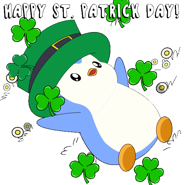 Gold Chilling Sticker by Pudgy Penguins