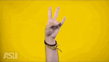 Go Team Cheering GIF by Arizona State University