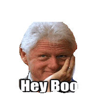 clinton hello STICKER by imoji