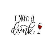 Drunk Red Wine Sticker