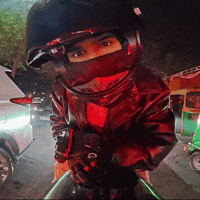 Wink Biker GIF
