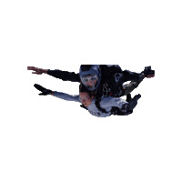 Skydiving Flying Sticker by Airborne Petawawa