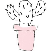 Plant Cactus Sticker by B.Nosy Kids Fashion