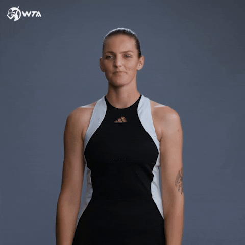 Karolina Pliskova Wave GIF by WTA