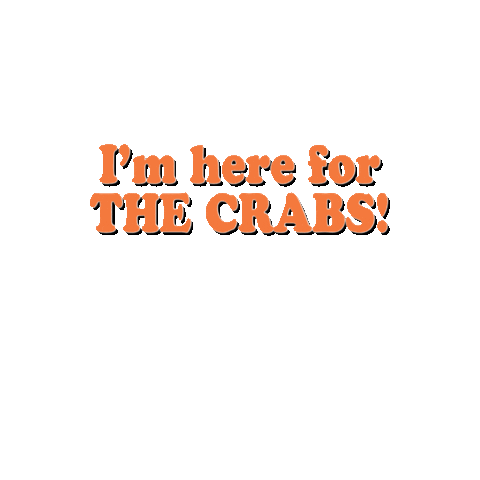 Crabs Sticker by The Crab Place