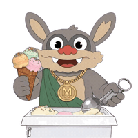 Melting Ice Cream Sticker