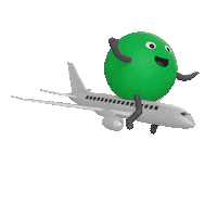 3D Flying Sticker by Agoda